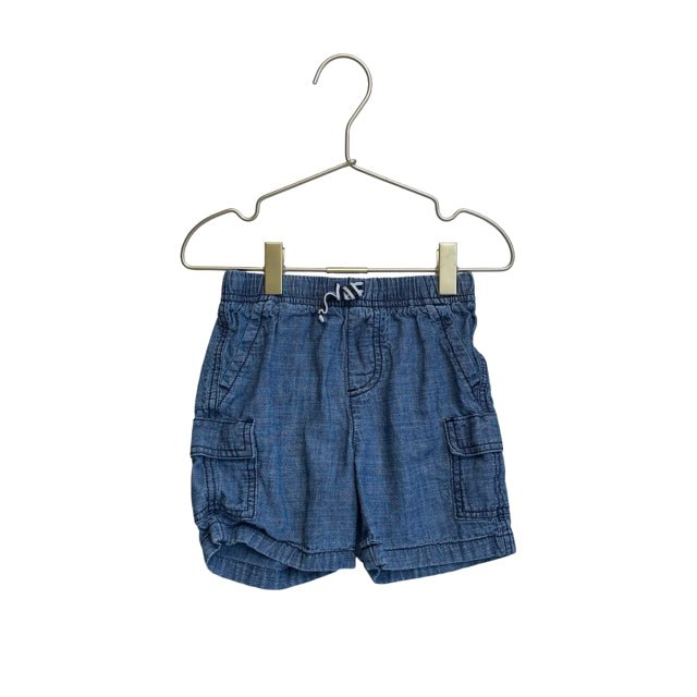 Jumping Beans Chambray Cargo Shorts - Size 3T - Bounce Mkt