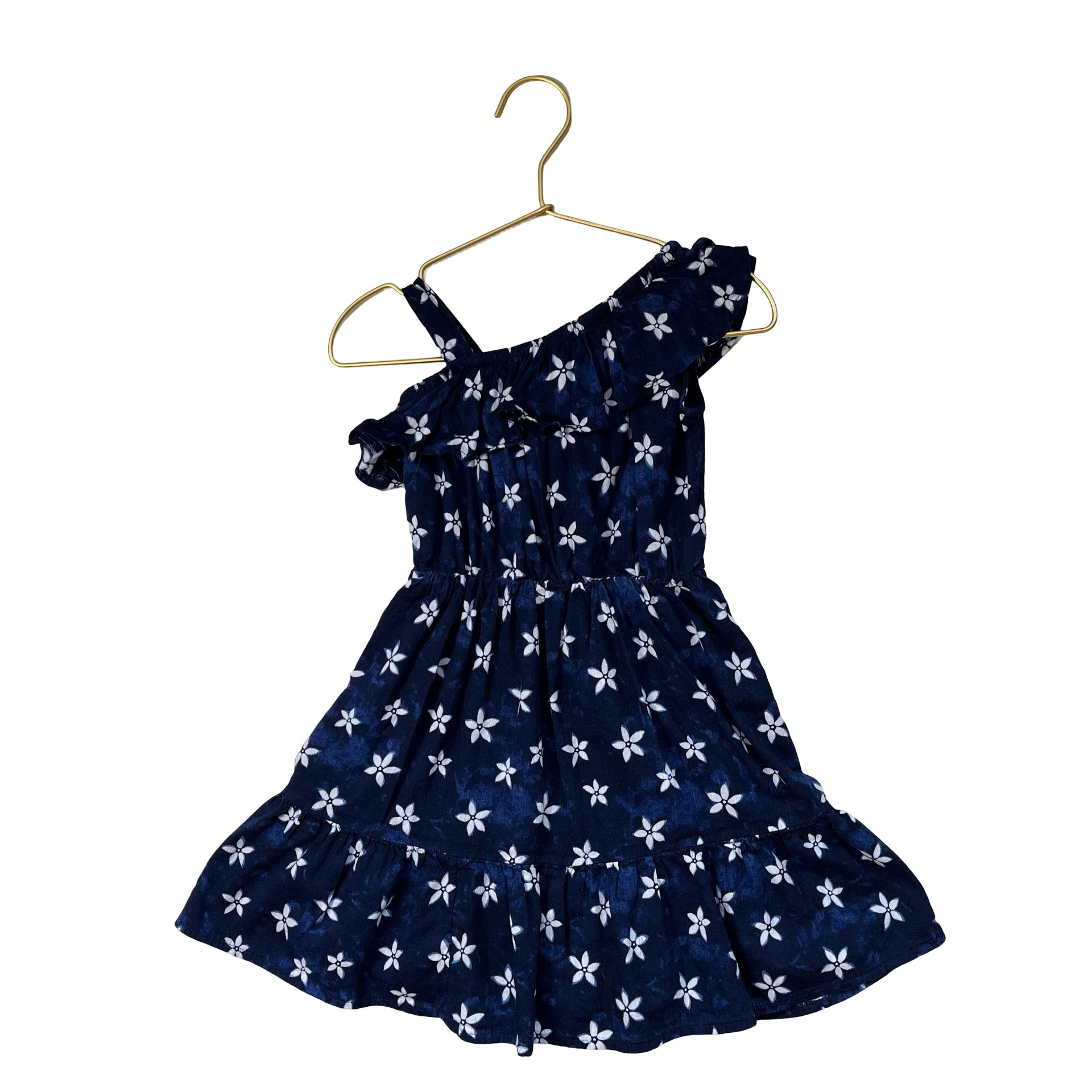 Jumping Beans Navy & White Petal Print Dress - Size 3T - Bounce Mkt