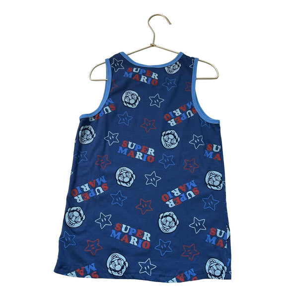 Jumping Beans x Super Mario Blue & Red Print Tank - Size 10 - Bounce Mkt