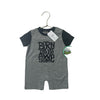 Kapital K Gray & Black 'Born To Be Awesome' Romper with Tags - Size 3 - 6 Mo - Bounce Mkt