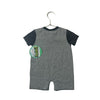 Kapital K Gray & Black 'Born To Be Awesome' Romper with Tags - Size 3 - 6 Mo - Bounce Mkt