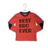 Kapital K Orange & Black 'Best Bro Ever' Shirt - Size 4 - Bounce Mkt