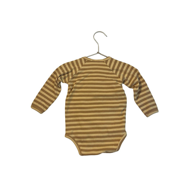 Kate Quinn Brown & Yellow Long Sleeve Onesie - Size 18 - 24 Months - Bounce Mkt