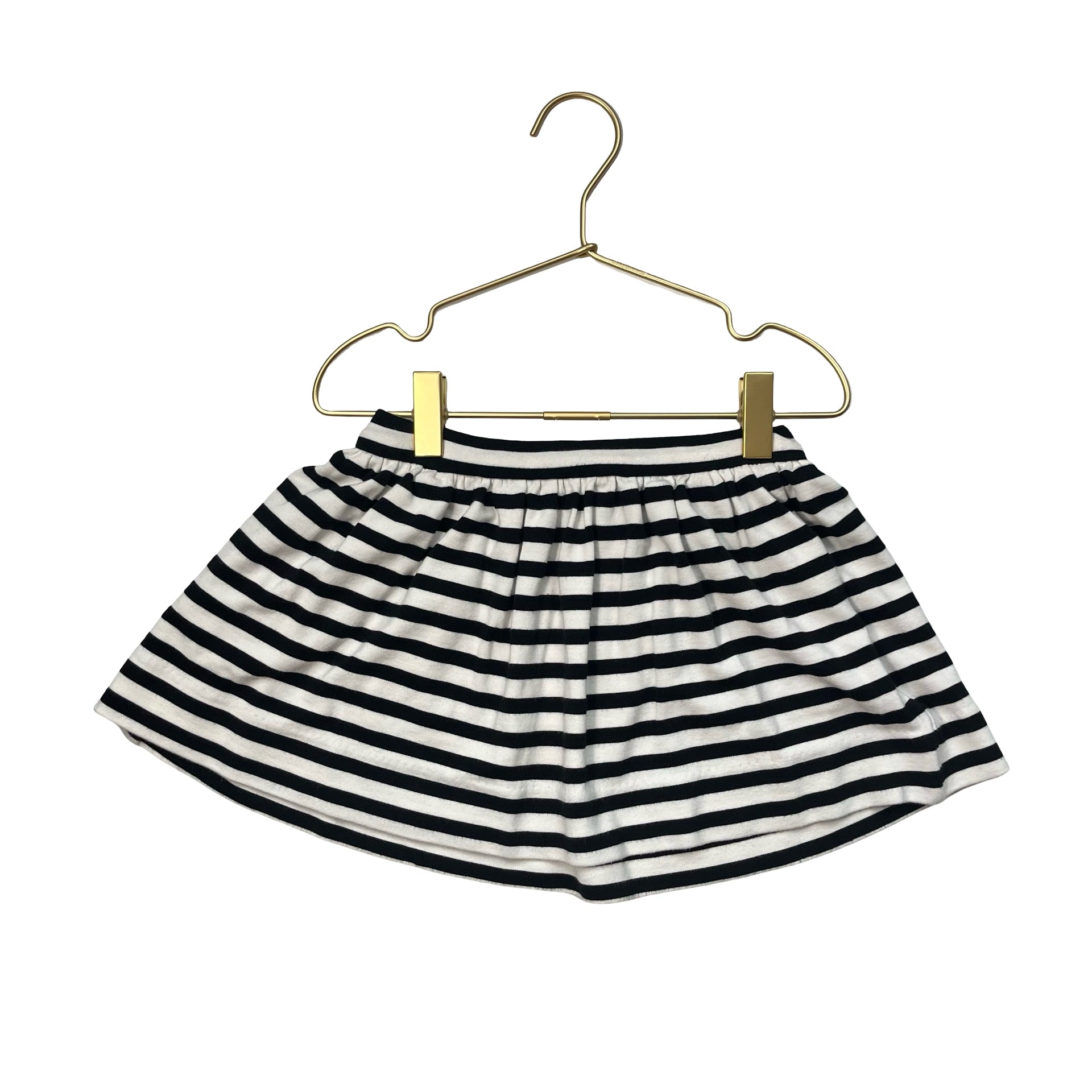 Kate Spade Black & Ivory Striped Skirt - Size 2Y - Bounce Mkt