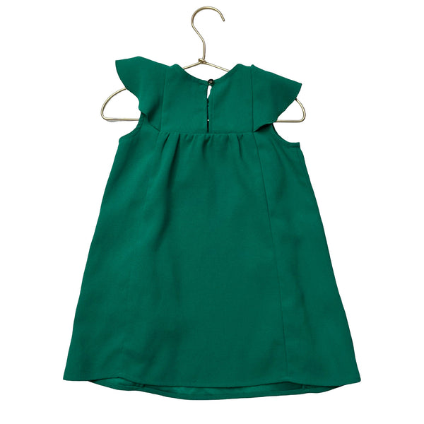 Kate Spade Toddler Cascading Ruffles Dress, Emerald Ring - Size 3 Kate Spade Toddler Cascading Ruffles Dress, Emerald Ring - Size 3