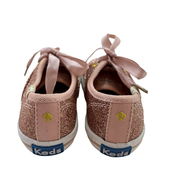 Keds x Kate Spade Rose Pink Glitter Sneakers - Size 5.5 - Bounce Mkt