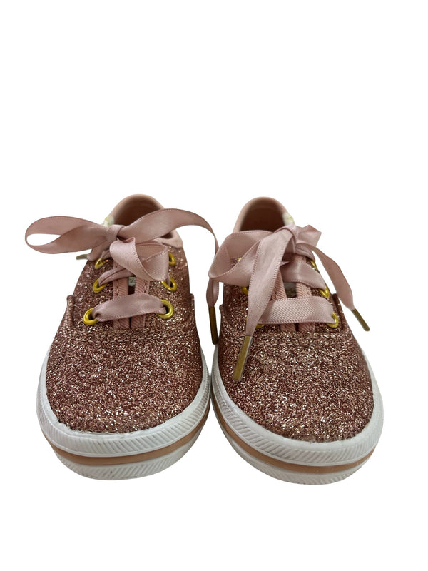Keds x Kate Spade Rose Pink Glitter Sneakers - Size 5.5 - Bounce Mkt