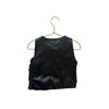 Kensie Black Faux Fur Zip Vest with Tag - Size 2 - Bounce Mkt