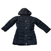 Kensie Girl Black Hooded Long Puffer Jacket - Size 4 - Bounce Mkt