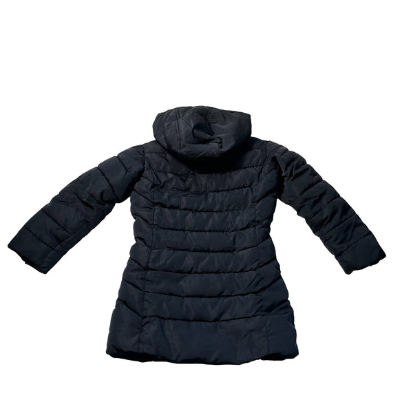 Kensie Girl Black Hooded Long Puffer Jacket - Size 4 - Bounce Mkt