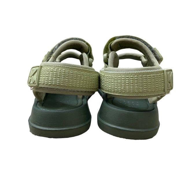 Kidly Label Lime Green & Olive Velcro Sandals - Size 9 - Bounce Mkt