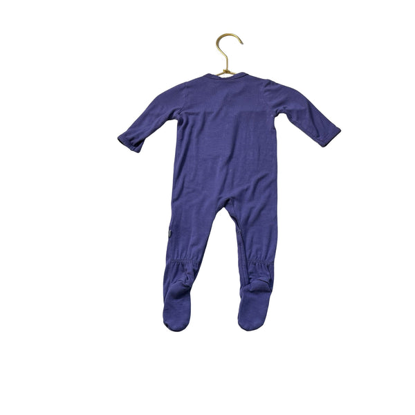 Kyte Purple Footie - Size 0 - 3 Mo - Bounce Mkt