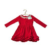 Lemon Loves Layette Red Crochet Collar Dress with Tags - Size 18 - 24 Mo - Bounce Mkt