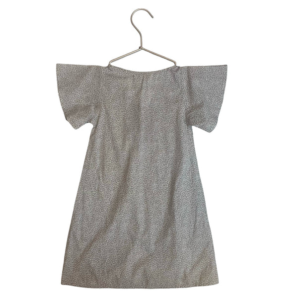 Lennon Wolfe Ivory & Taupe Floral V - Neck Dress - Size 2 - Bounce Mkt