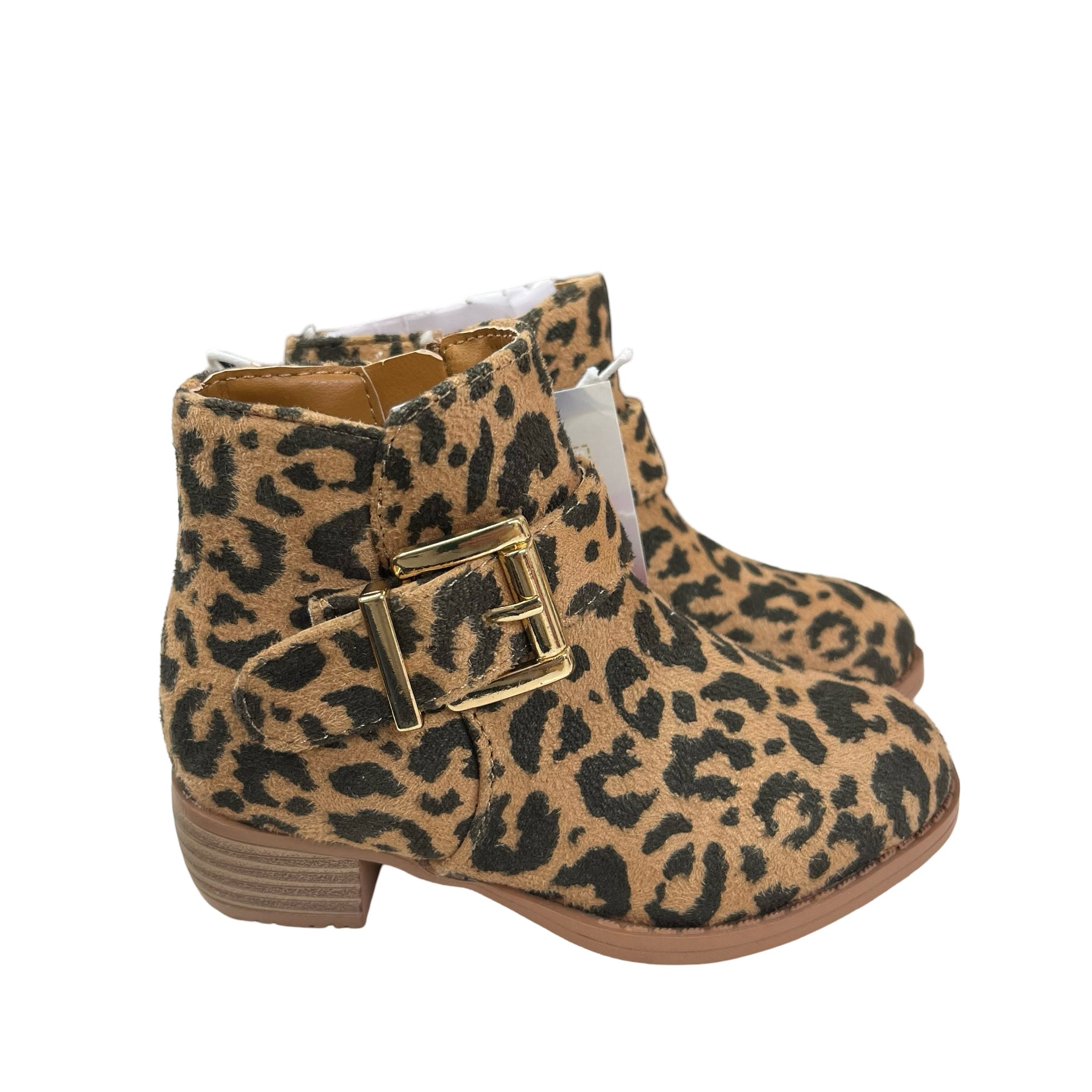 Lily & Dan Brown Leopard Print Ankle Boots with Tags - Size 5/6 - Bounce Mkt