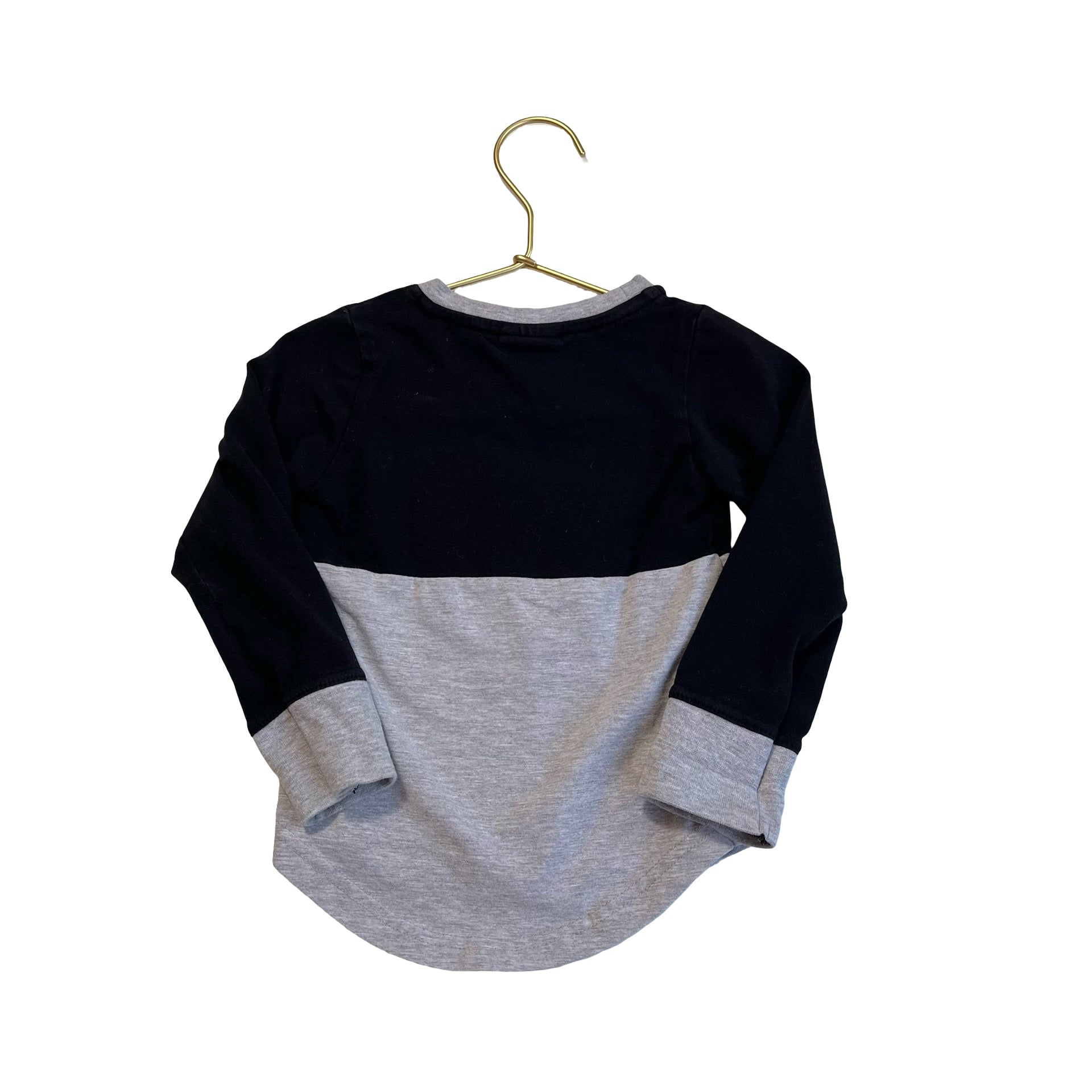 Little Bipsy Black & Gray Pocket Shirt - Size 12 - 18 Months - Bounce Mkt