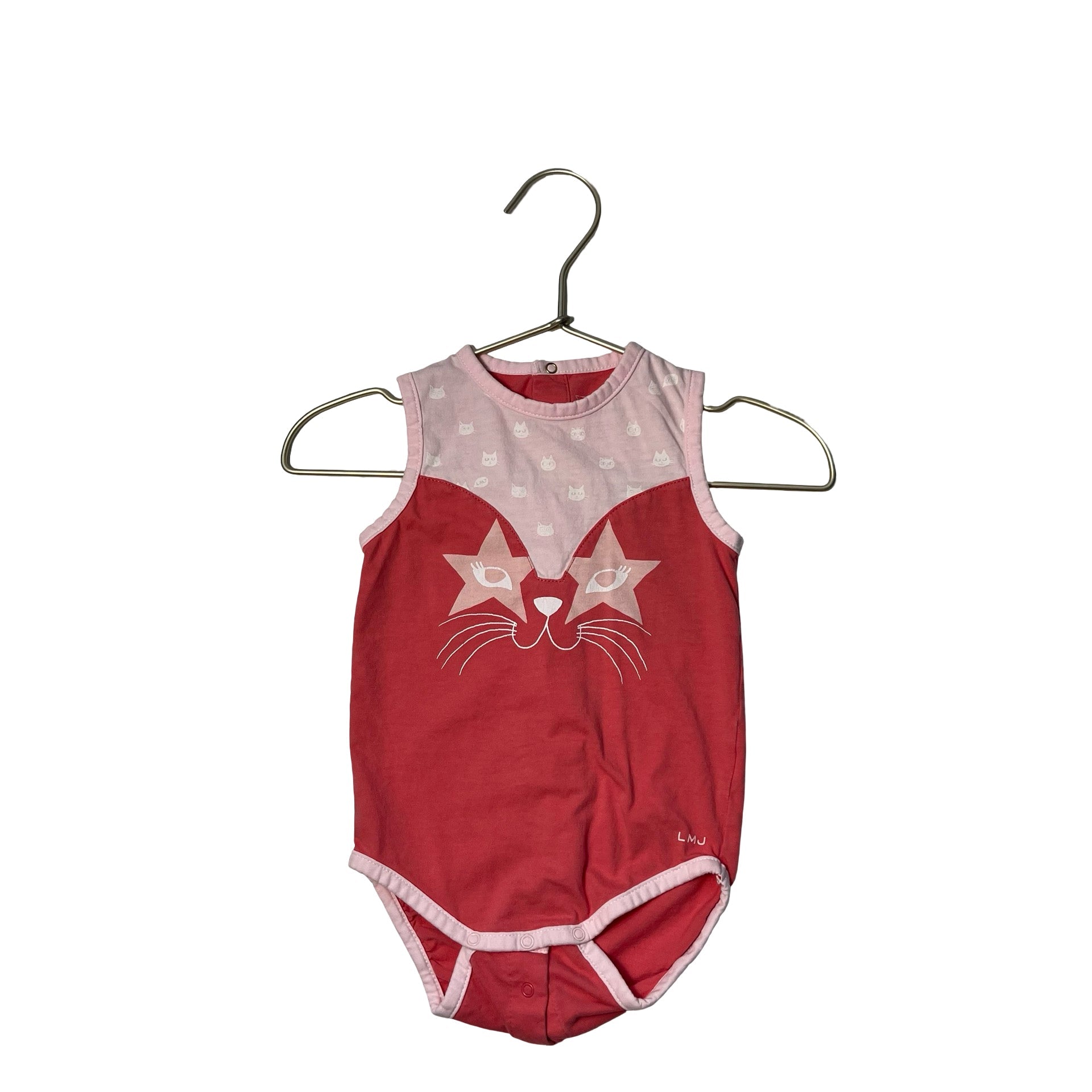 Little Marc Jacobs Pink Cat Bodysuit - Size 12 Mo - Bounce Mkt