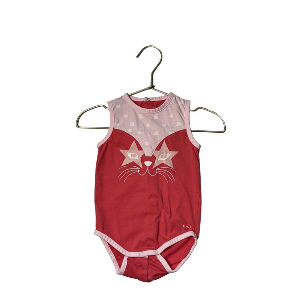 Little Marc Jacobs Pink Cat Bodysuit - Size 12 Mo - Bounce Mkt
