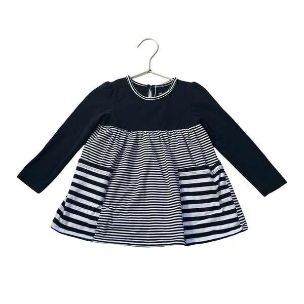Little Me Black & Striped Tunic Top - Size 3T - Bounce Mkt