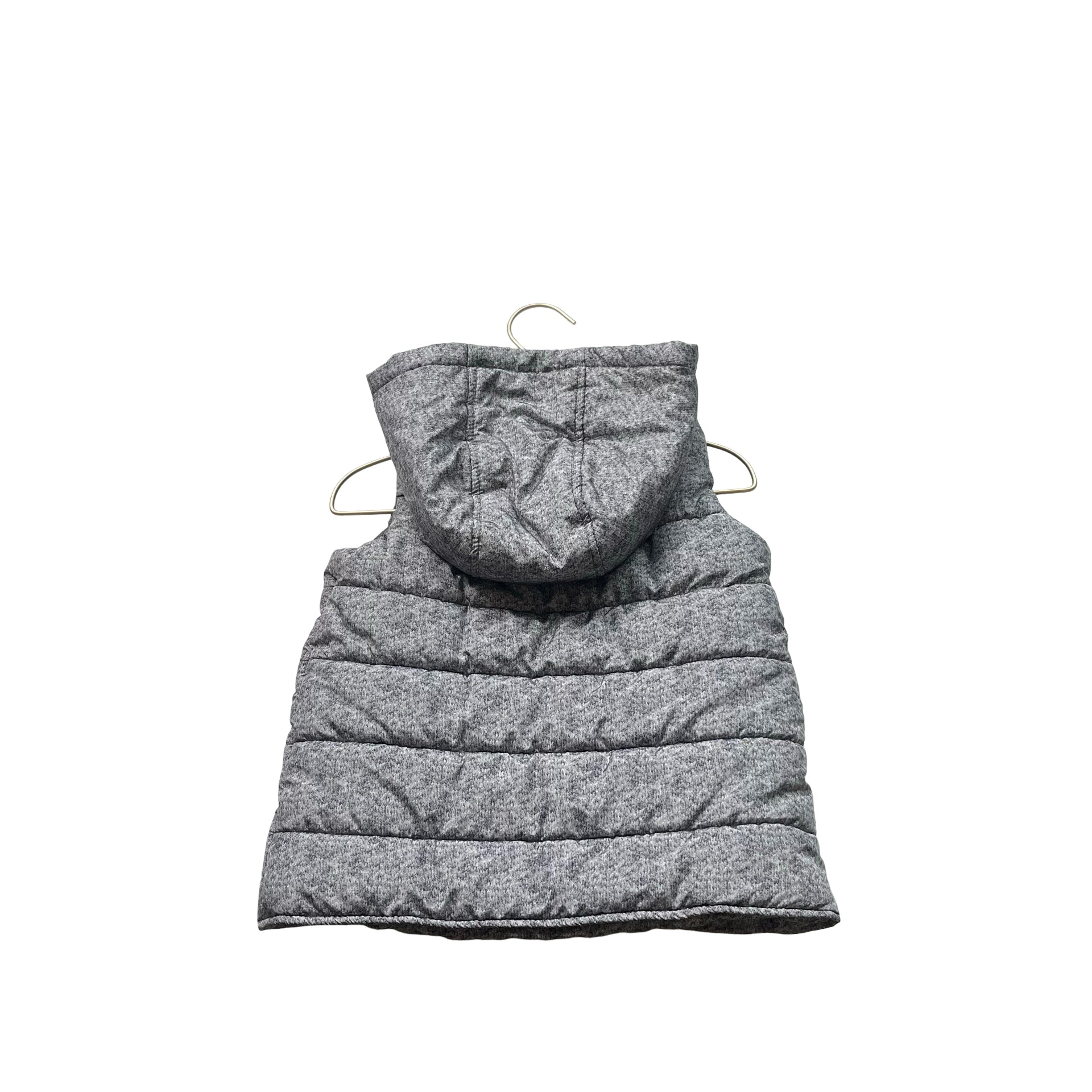 Little Me Gray Hooded Puffer Vest - Size 4T - Bounce Mkt