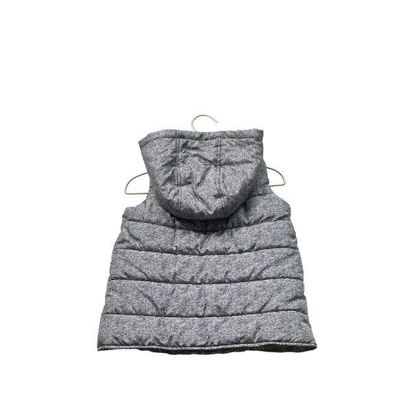 Little Me Gray Hooded Puffer Vest - Size 4T - Bounce Mkt