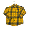 Little Rebel Yellow & Navy Plaid Button Down - Size 7 - Bounce Mkt