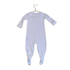 Livly White Bunny & Train Footie - Size 6 - 9 Mo - Bounce Mkt