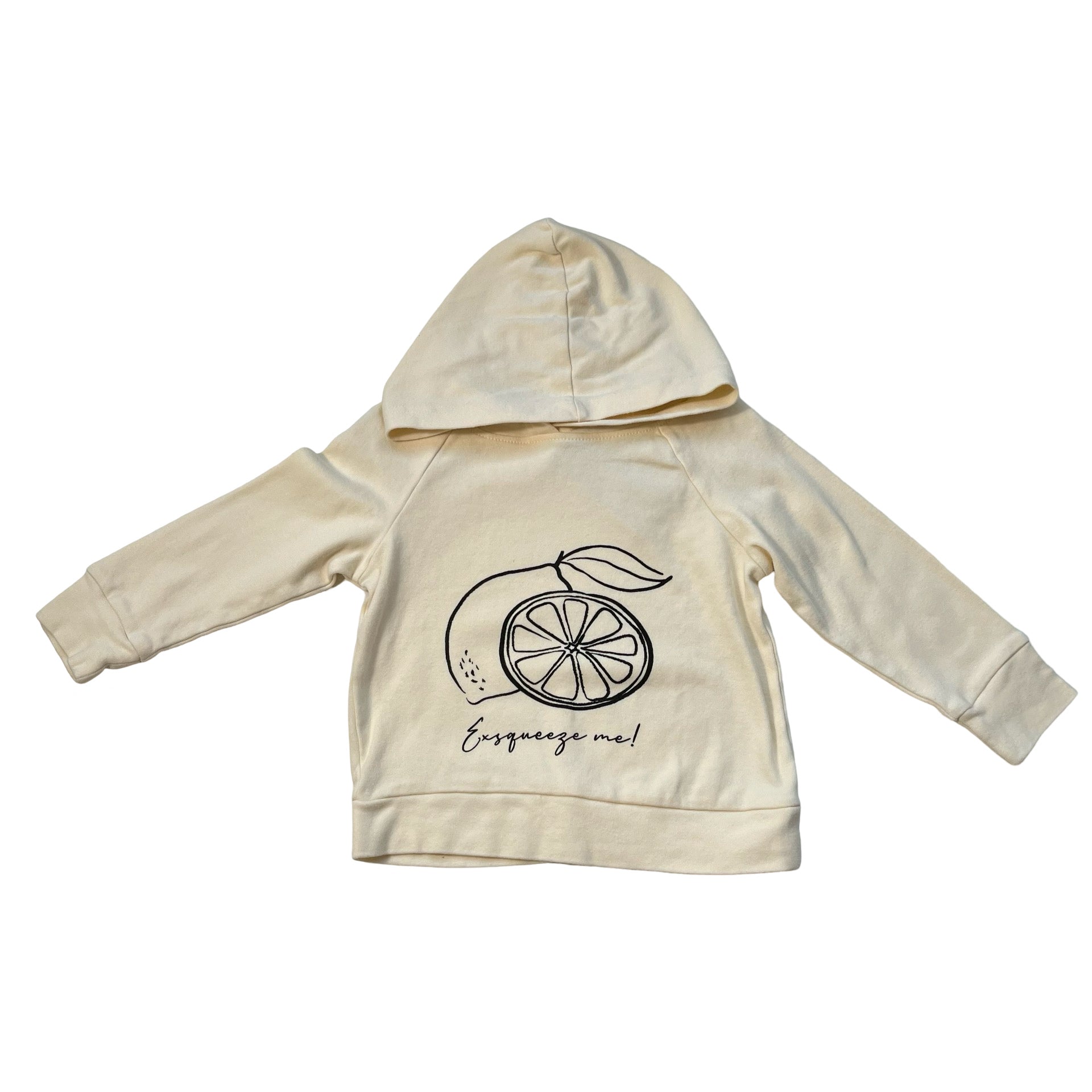 L'oved Baby Ivory 'Exsqueeze Me!' Light Hoodie - Size 3Y - Bounce Mkt