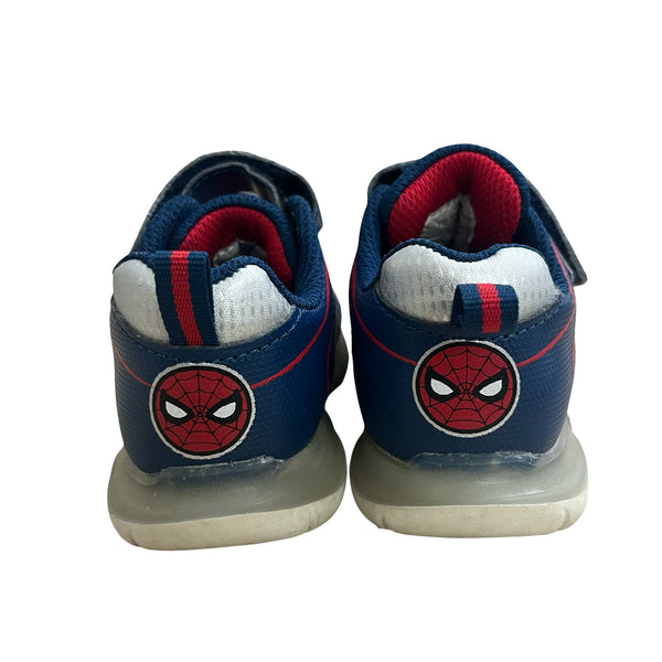 Marvel Navy, Silver & Red Spiderman Sneakers - Size 8 - Bounce Mkt