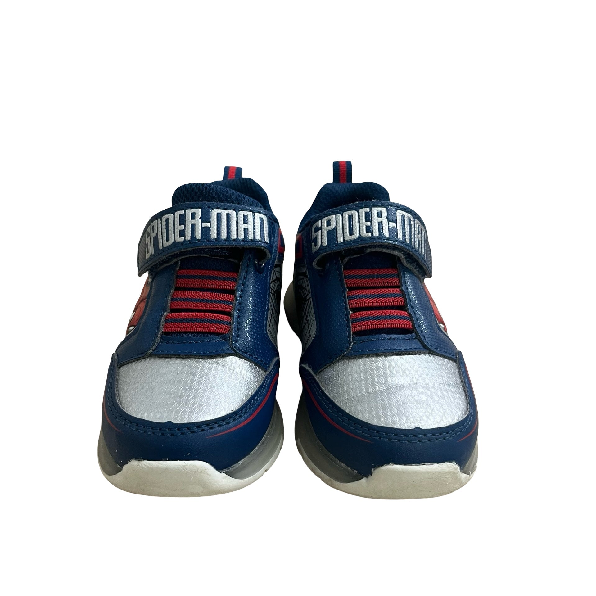 Marvel Navy, Silver & Red Spiderman Sneakers - Size 8 - Bounce Mkt