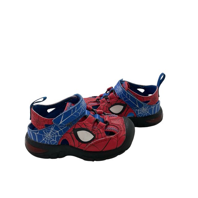 Marvel Spider - Man Red & Blue Closed - Toe Sandals - Size 7 - Bounce Mkt
