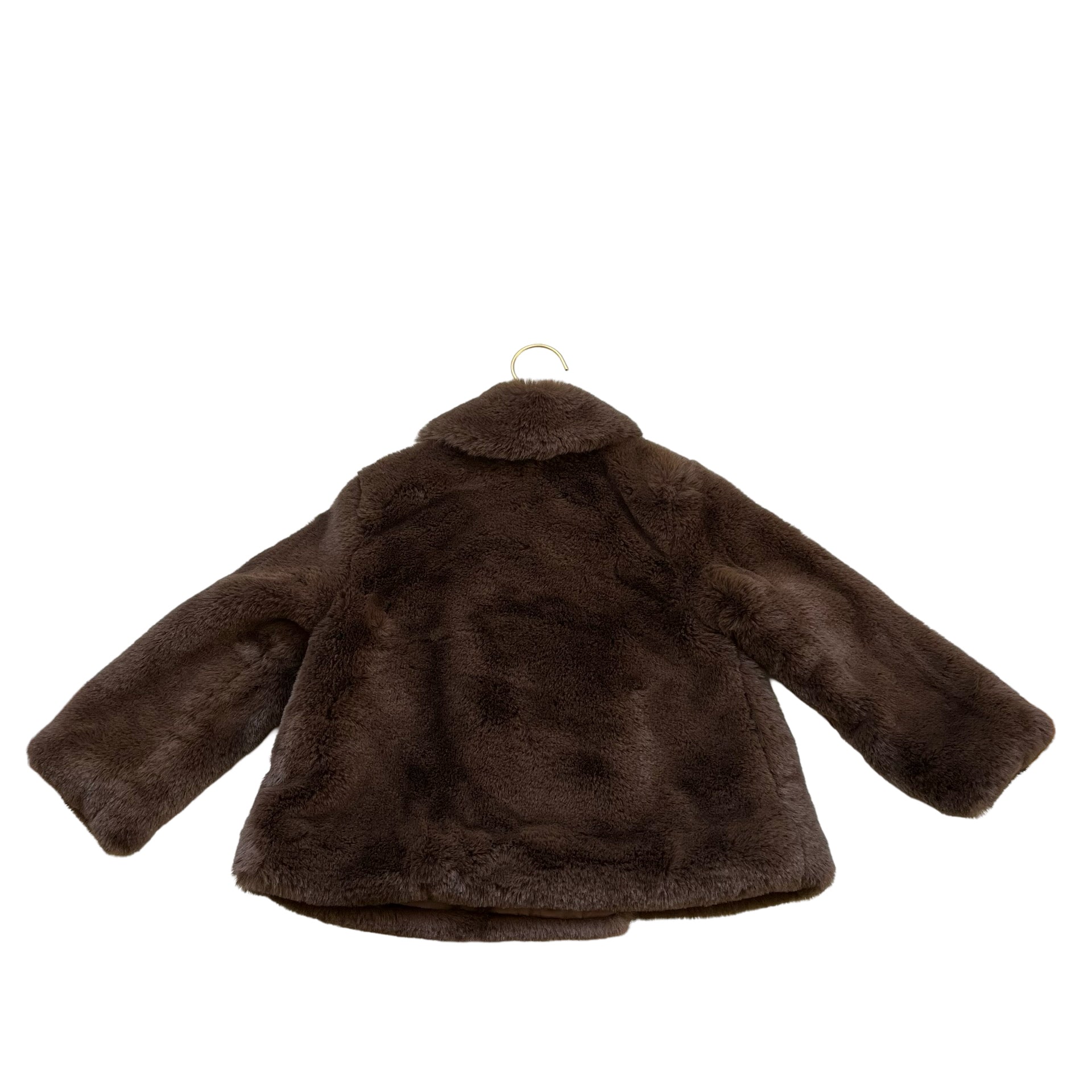 Mayoral Brown Faux Fur Jacket - Size 4 - Bounce Mkt