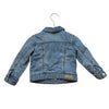 Mayoral Fleece - Lined Flower Embroidered Denim Jacket - Size 24 Mo - Bounce Mkt