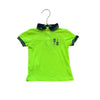 Mayoral Neon Green & Navy Polo Shirt - Size 18 Mo - Bounce Mkt