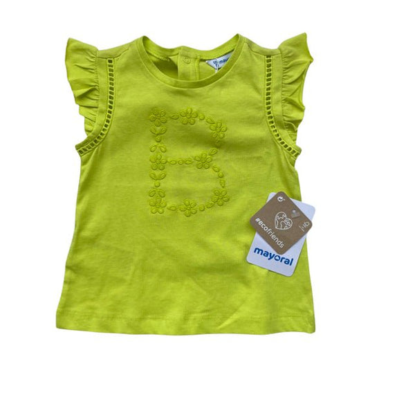 Mayoral Neon Yellow Shirt with Tags - Size 12 Mo - Bounce Mkt