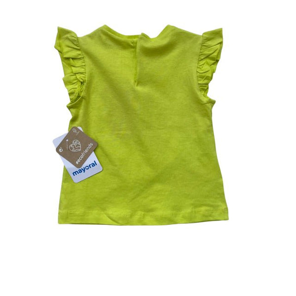 Mayoral Neon Yellow Shirt with Tags - Size 12 Mo - Bounce Mkt