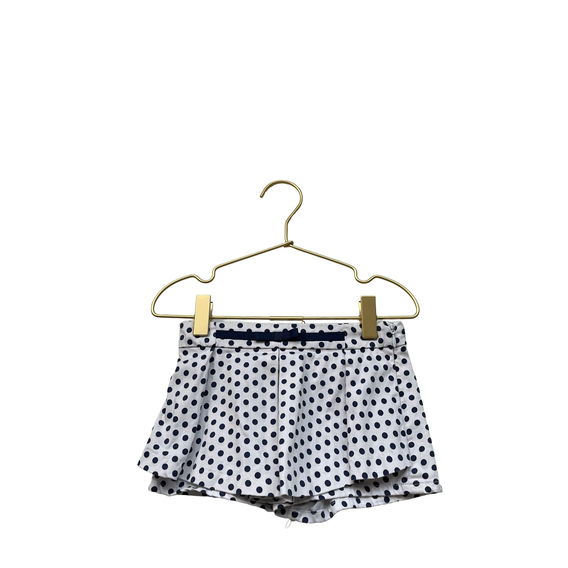 Mayoral White & Navy Dot Shorts - Size 2 - Bounce Mkt