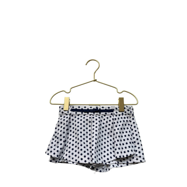 Mayoral White & Navy Dot Shorts - Size 2 - Bounce Mkt