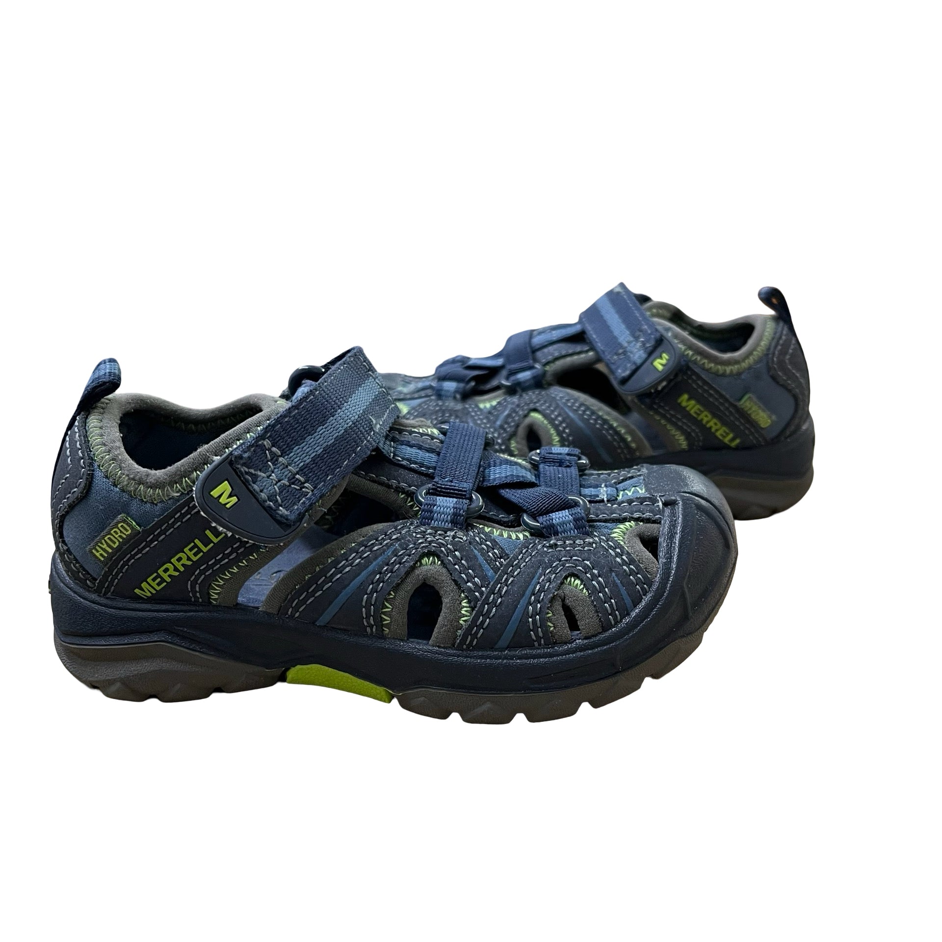 Merrell Navy, Gray & Lime Shoes - Size 9 - Bounce Mkt