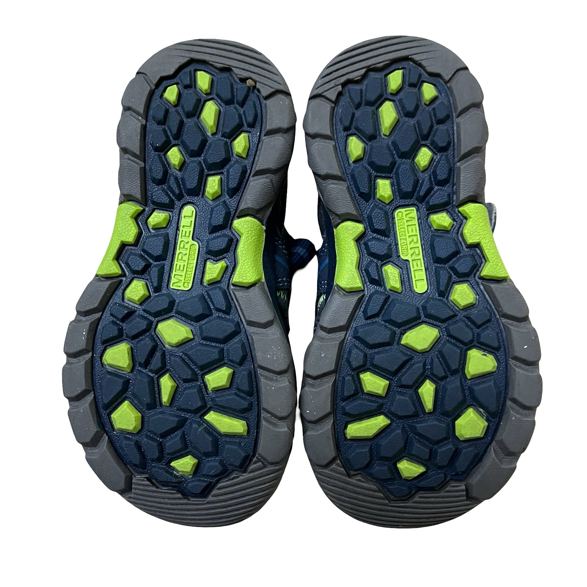 Merrell Navy, Gray & Lime Shoes - Size 9 - Bounce Mkt