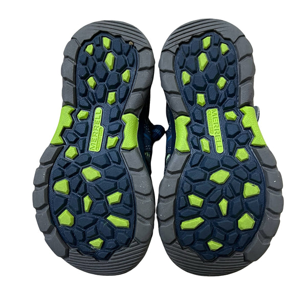 Merrell Navy, Gray & Lime Shoes - Size 9 - Bounce Mkt