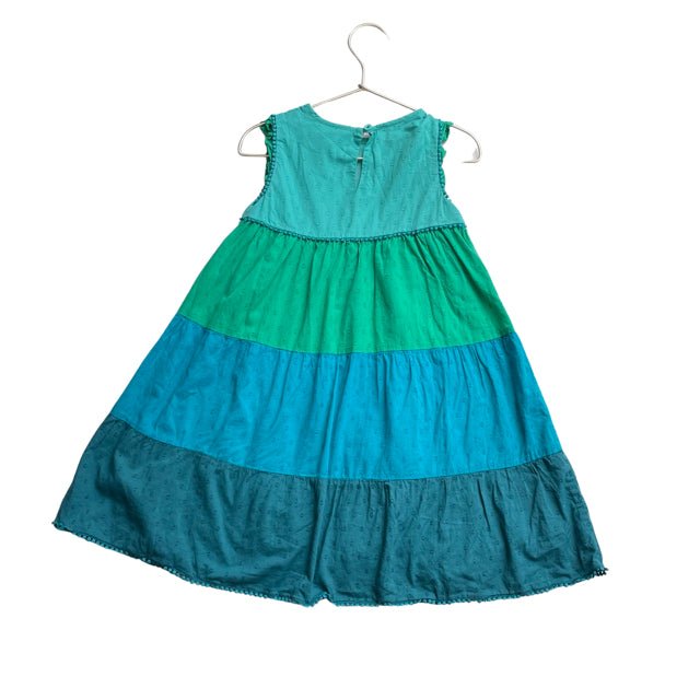 Mini Boden Green Embroidered Butterfly Dress - Size 3-4Y - Bounce Mkt