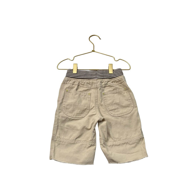 Mini Boden Light Tan Raw Hem Shorts - Size 3 - Bounce Mkt
