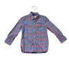 Mini Boden Red, White, Blue Check Button Down - Size 4 - 5Y - Bounce Mkt