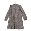 Mini Boden Tan, Olive & Navy Leopard Print Long Sleeve Dress - Size 11 - 12 - Bounce Mkt