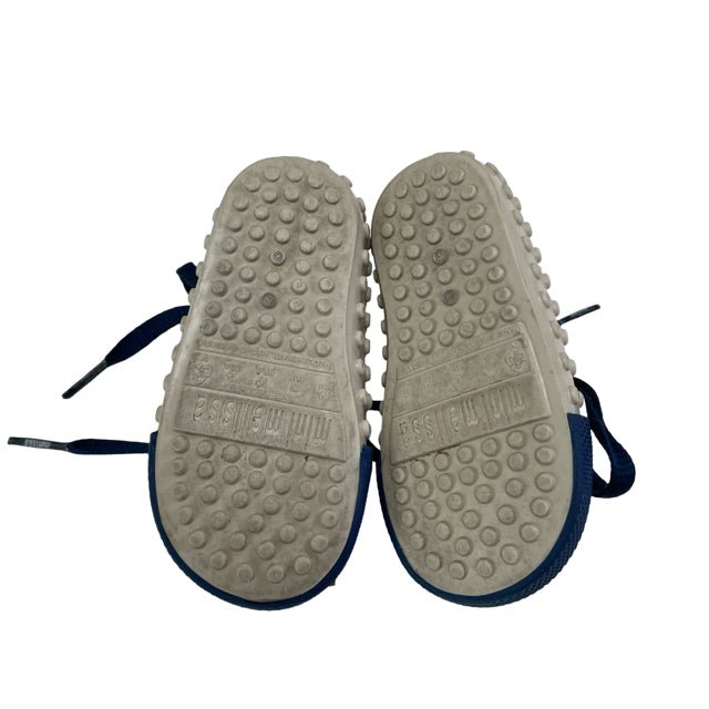 Mini Melissa Tan & Blue Lace - Up Shoes - Size 6 - Bounce Mkt