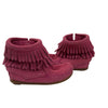Minnetonka Pink Suede Fringe Boots - Size 7 - Bounce Mkt