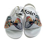 Molo White Butterfly Sandals with Tags - Size 8 (24) - Bounce Mkt