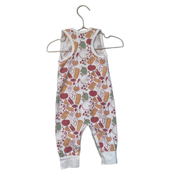 Monica & Andy Charcuterie Graphic One - Piece - Size 9 - 12 Mo - Bounce Mkt