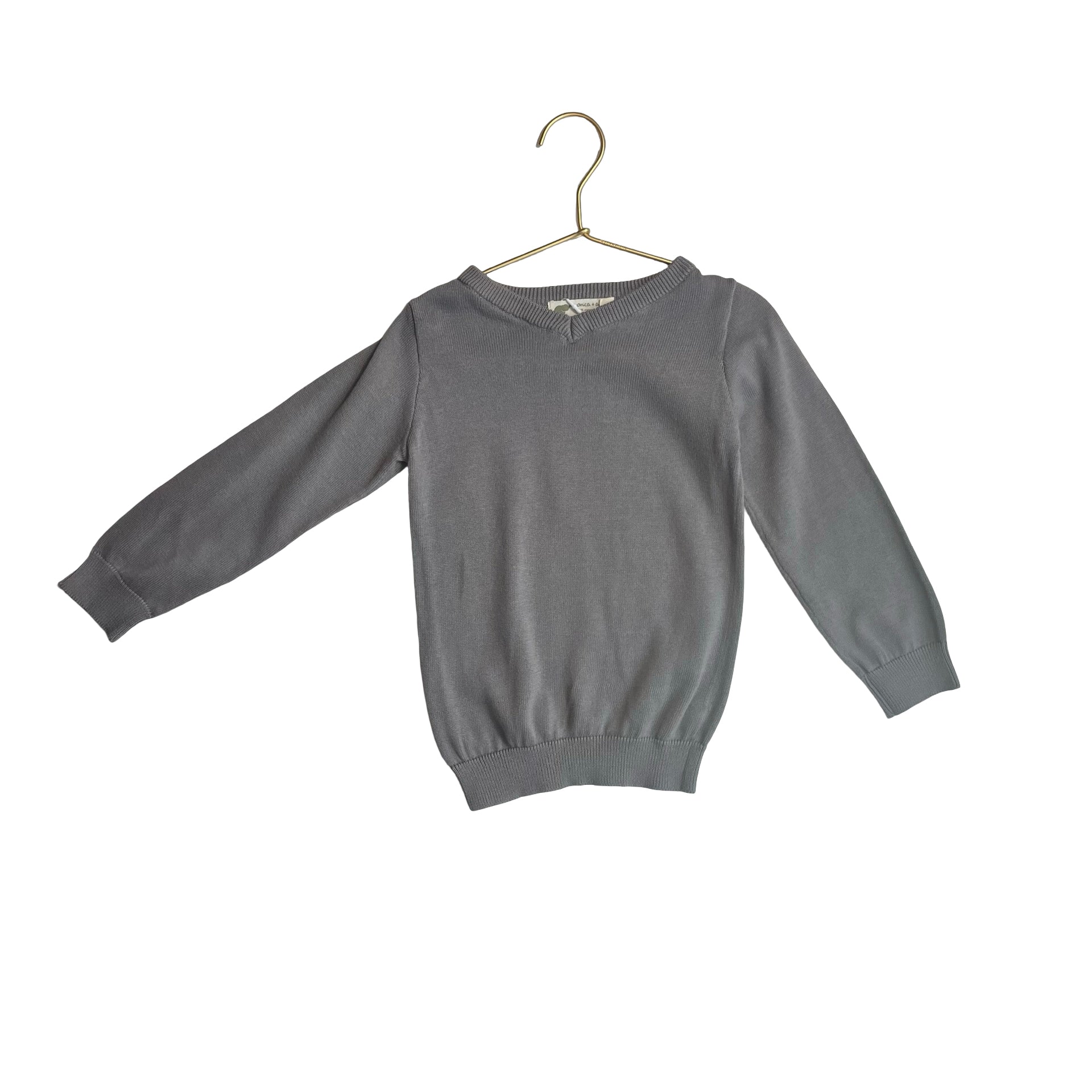 Monica + Andy Gray Lightweight Cotton sweater - Size 2T - Bounce Mkt